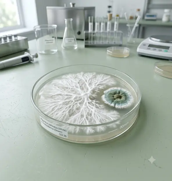 Contaminación en Cultivo de Hongos - Prevenir Trichoderma y Bactierias Sporatech