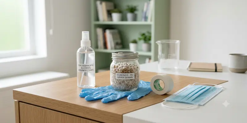 kit desinfectante para cultivo de hongos